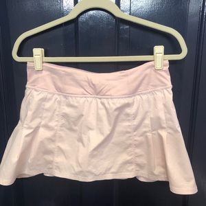 Lulu Lemon light pink tennis skirt